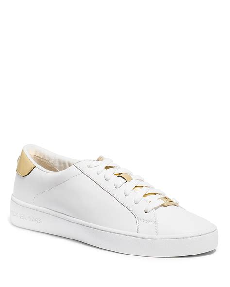 michael kors lace up sneakers|Michael Kors leather trainers women.